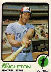 1973 Topps Baseball Cards      232     Ken Singleton